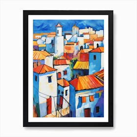 Essaouira Morocco 2 Fauvist Painting Art Print