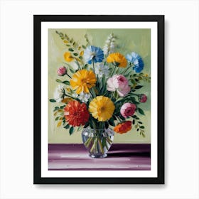 Flowers In A Vase 48 Art Print