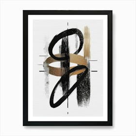 Letter B Canvas Print Art Print