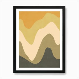 Abstract Waves 04 4 Art Print