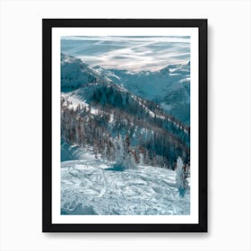 On Top Of The Mountain Ii Art Print