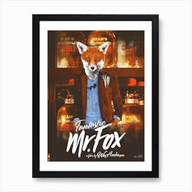 Fantastic Mr Fox Art Print