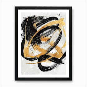 Abstract Brushstrokes Canvas Print 10 Art Print