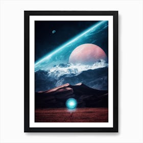 Stargate Astronaut Space Portal Art Print