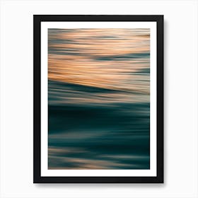 Sunset At The Beach Art Print