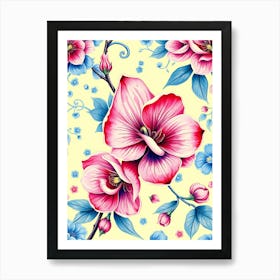 Floral Pattern 5 Art Print