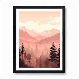 Landscape With Trees Art Print