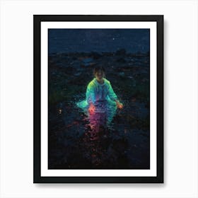 Child In The Water Art Print