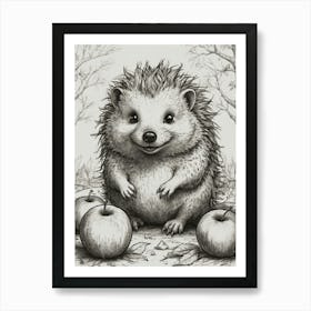 Hedgehog 13 Art Print