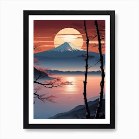 Mt Fuji  Print Art Print