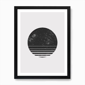 Round Space Art Print