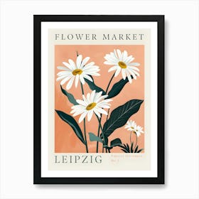 Flower Market Leipzig Art Print