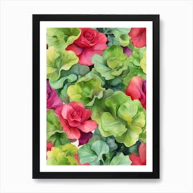 Geraniums 1 Art Print