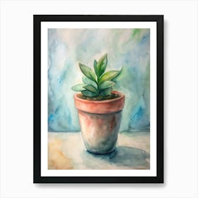 Potted Plant Art Print