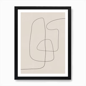 Line Drawing Art Minimalist Contemporary Art Art Print