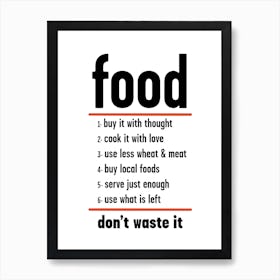 Food Art Print