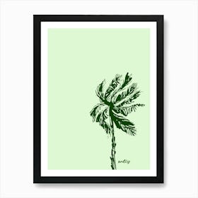 Palm Tree Wall Art Print, Tropical Poster, Beach Home Decor, Gift For Her, Summertime Decor Art Print