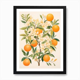 Orange Blossoms 3 Art Print