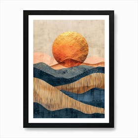 Sunset Canvas Print 7 Art Print