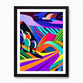 Cosmic Background Radiation Abstract Modern Pop Space Art Print