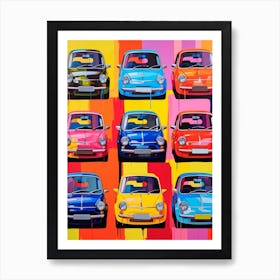 Classic Car Pop Art 3 Art Print