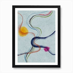 Flows Art Print