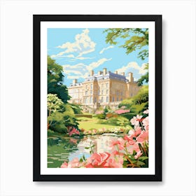 Mount Stewart House And Gardens United Kingdom 4 Illustration  Art Print