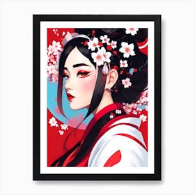 Asian Girl 21 Art Print