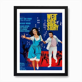 West Side Story, Wall Print, Movie, Poster, Print, Film, Movie Poster, Wall Art, Art Print