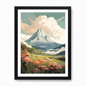 Mount Kinabalu Malaysia Hiking Trail Landscape Art Print