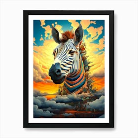 Zebra 1 Art Print