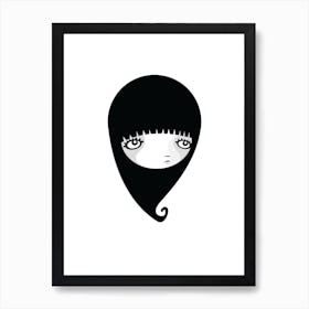 Black Drop Art Print