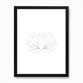 Lotus Flower Art Print