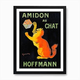 Amidon Au Chat Poster Art Print