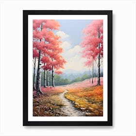 Autumn Path Art Print