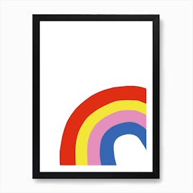 Rainbow In Corner Art Print