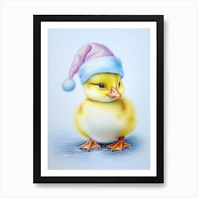 Christmas Hat Duckling 3 Poster