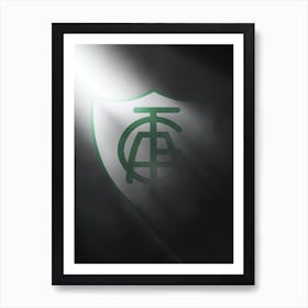 América Futebol Clube Brazil Football Art Print