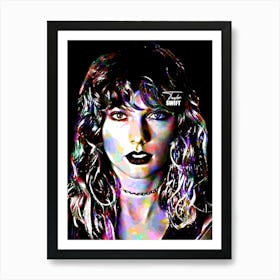 Taylor Swift Colorful 5 Affiche