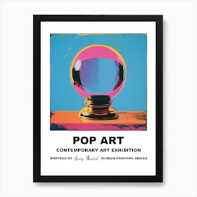 Poster Crystal Ball Pop Art 2 Art Print