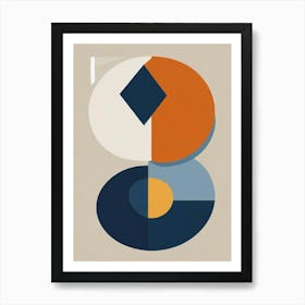 Modern Geometric Shapes Art Print (8) Art Print