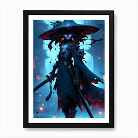 Samurai Warrior 1 Art Print