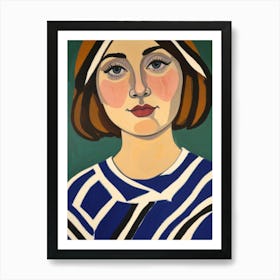 Portrait Of A Woman 34 Art Print