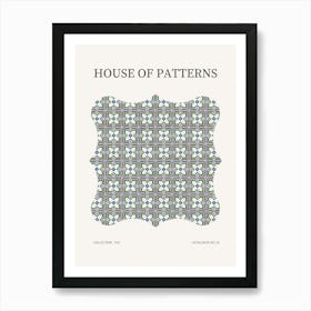 Tile Pattern Poster 54 Art Print