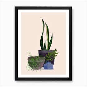 Botanical Plants Art Print