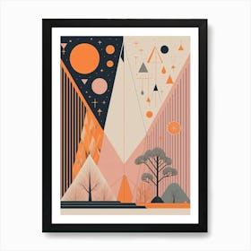 Abstract Forest Art Print