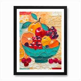 Bowl of Fruit Affiche