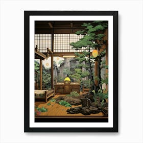 Traditional Japanese Tea Garden 5 Art Print