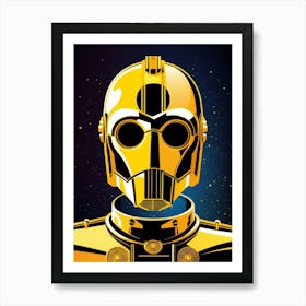 Star Wars C-3po Art Print
