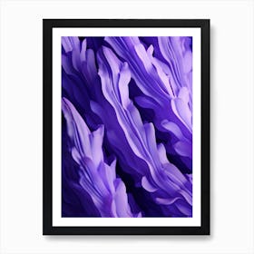 Purple Fungus Art Print